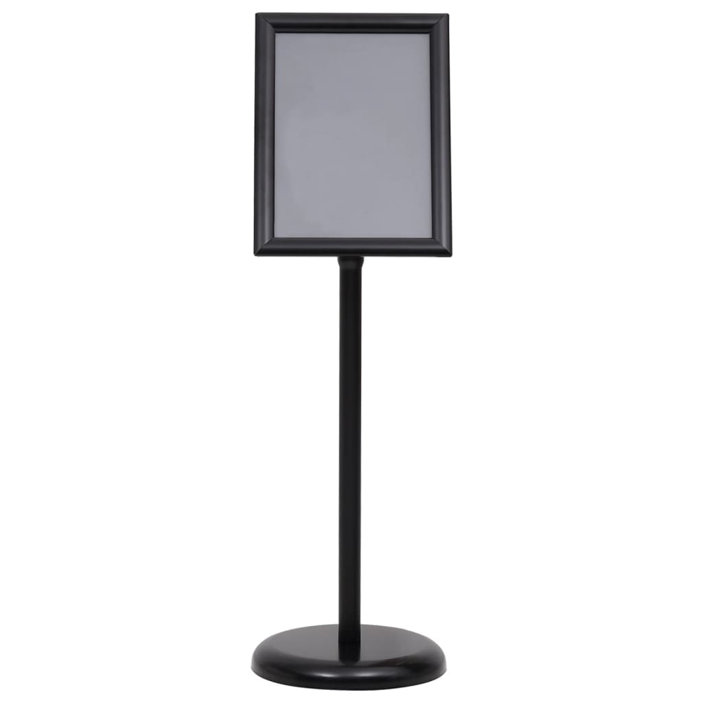 VidaXL Posterständer A4 Aluminiumlegierung Schwarz