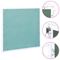 VIDAXL – Bodenfläche mit Aluminiumrahmen und Gipskartonplatten 700 x 700 mm