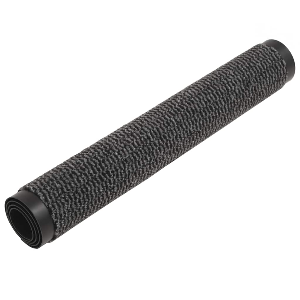 Vidaxl droogloopmatten 2 st rechthoekig getuft 80x120 cm antraciet