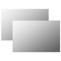 Vidaxl wandspiegels 2 st rechthoekig 60x40 cm glas