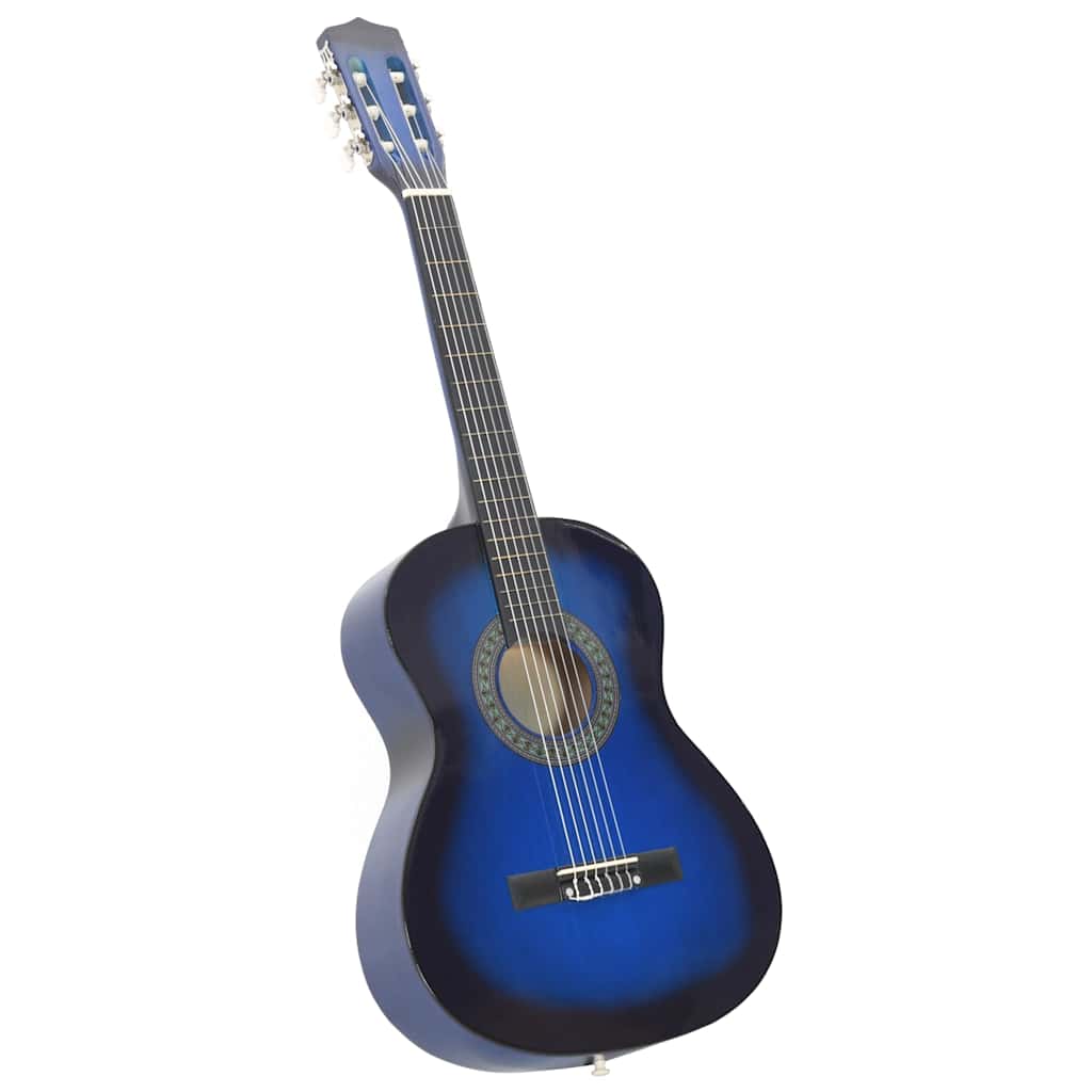 VidaXL Klassische Gitarre für Anfänger und Kinder 3 4 36 Blau