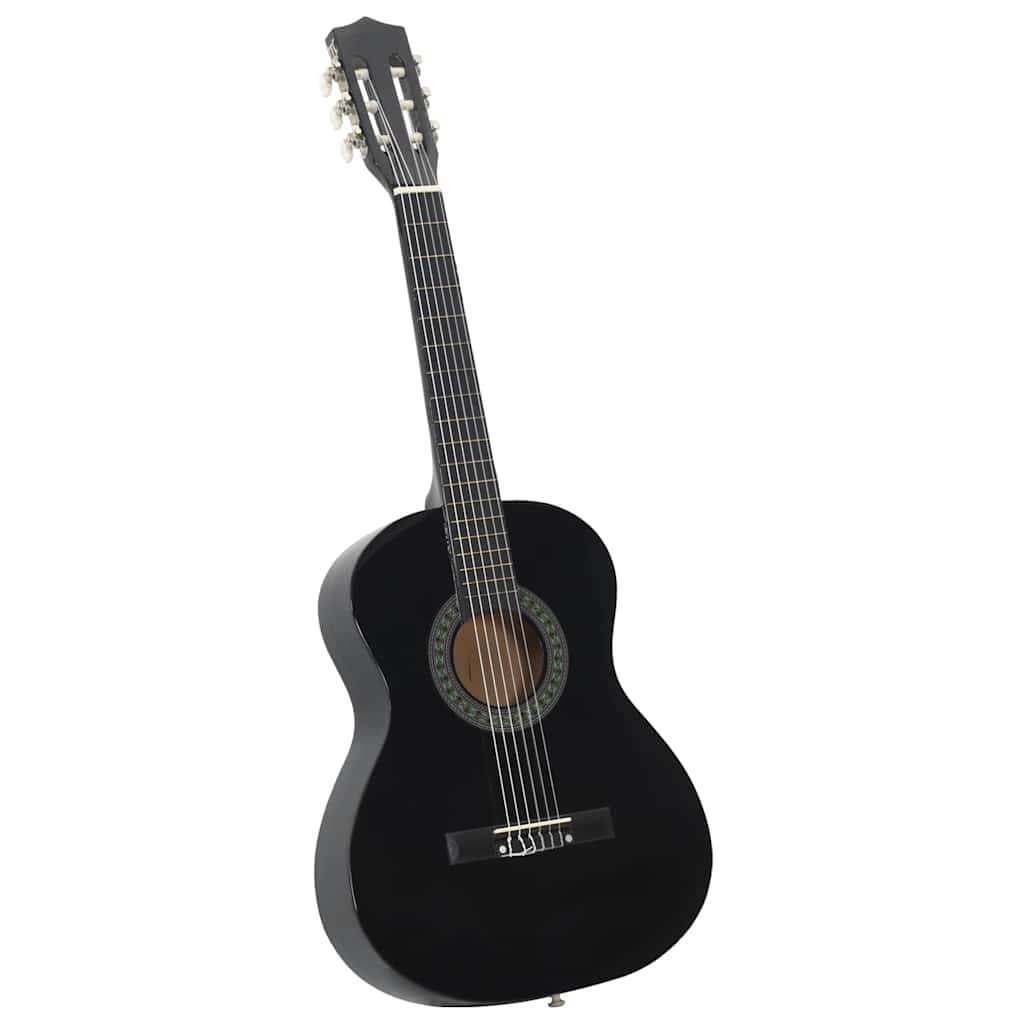 Vidaxl gitaar klassiek beginner en kinderen 3 4 36 zwart