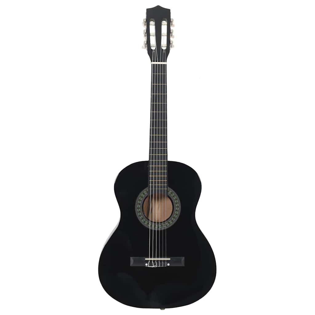 Vidaxl gitaar klassiek beginner en kinderen 3 4 36 zwart