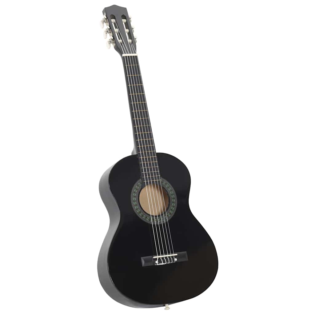 VidaXL Klassische Gitarre für Anfänger und Kinder 1 2 34 Schwarz