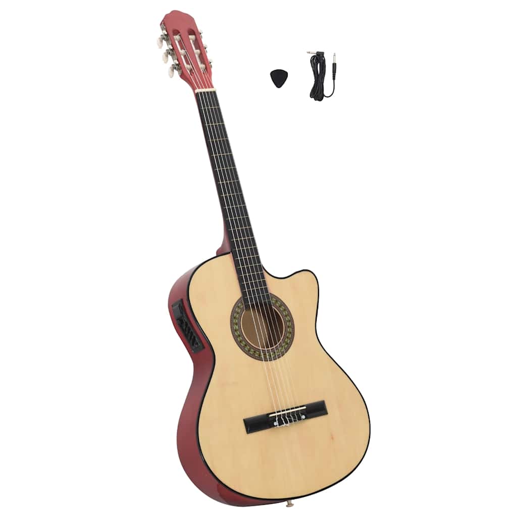 VidaXL Cutaway-Gitarre mit Equalizer, 6 Saiten, Western Classical