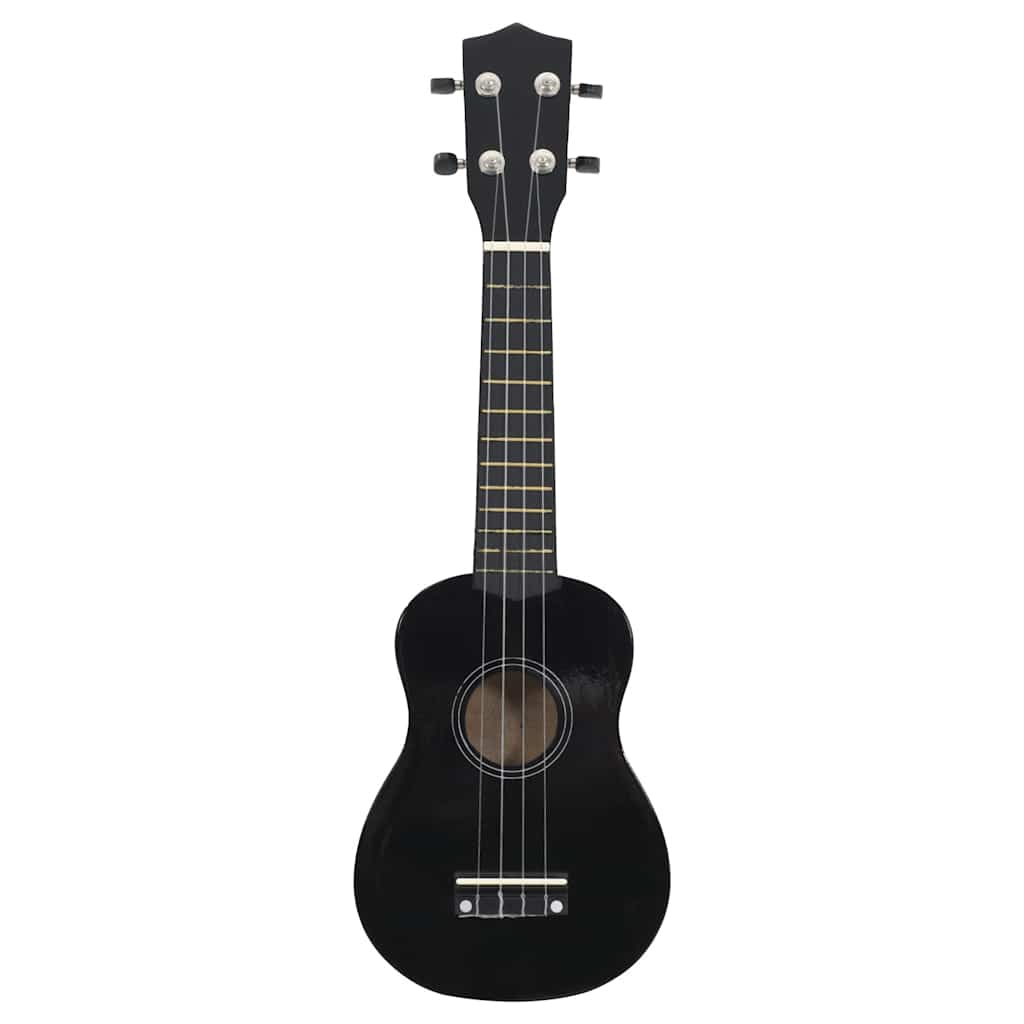 Vidaxl ukuleleset met tas voor kinderen sopraan 23'' zwart