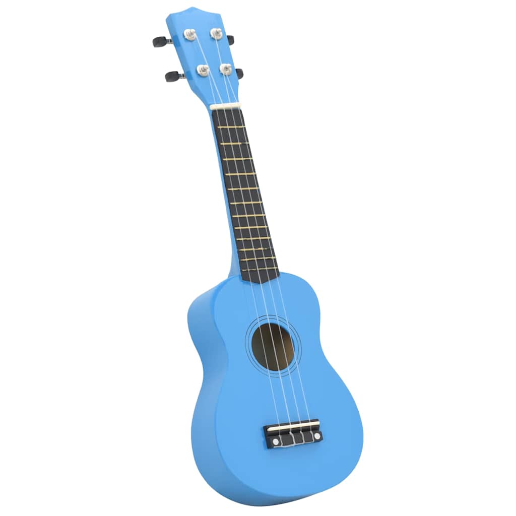 Vidaxl ukuleleset met tas voor kinderen sopraan 23'' blauw