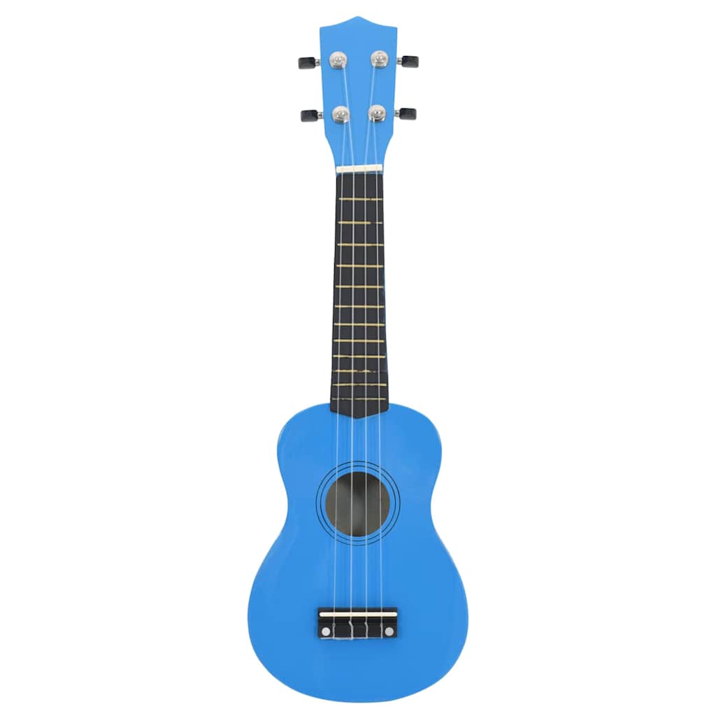 Vidaxl ukuleleset met tas voor kinderen sopraan 23'' blauw