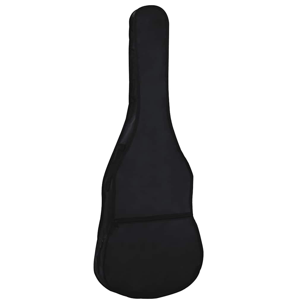 VidaXL Gitarrentasche für 4-Zoll-Klassikgitarren (39 Zoll), 100 x 37 cm, Stoff, Schwarz
