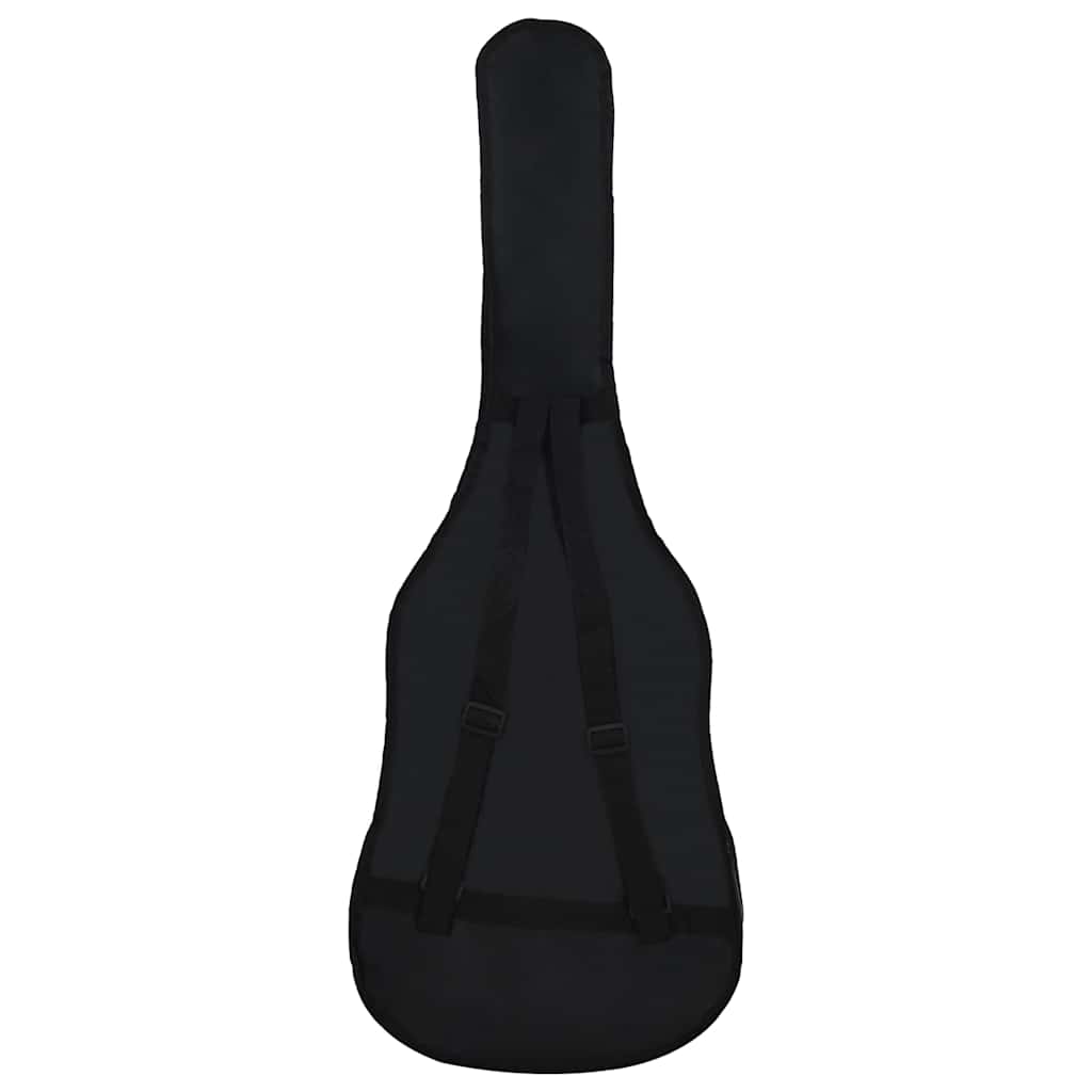 VidaXL Gitarrentasche für 4-Zoll-Klassikgitarren (39 Zoll), 100 x 37 cm, Stoff, Schwarz