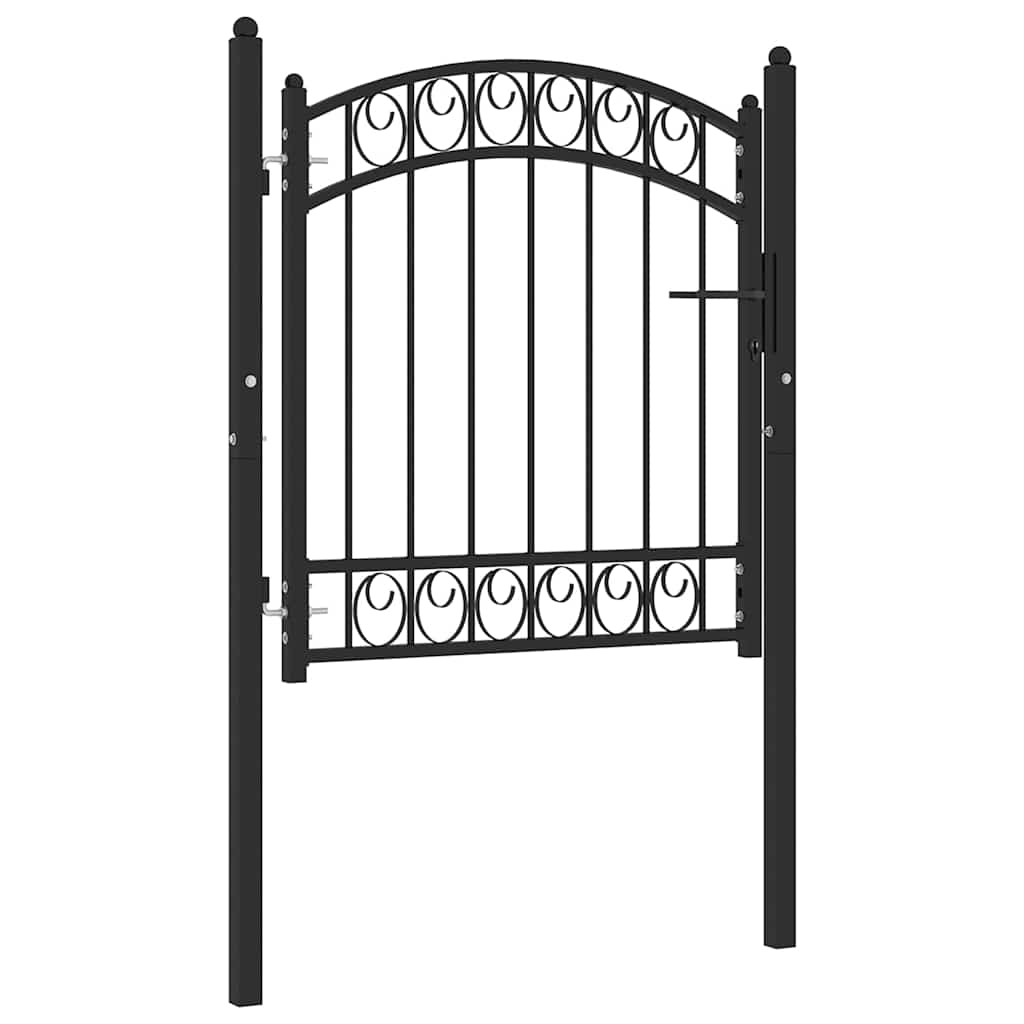 Vidaxl tuinpoorten emmen 104 x 86 cm vergrendelbaar poedergecoat staal