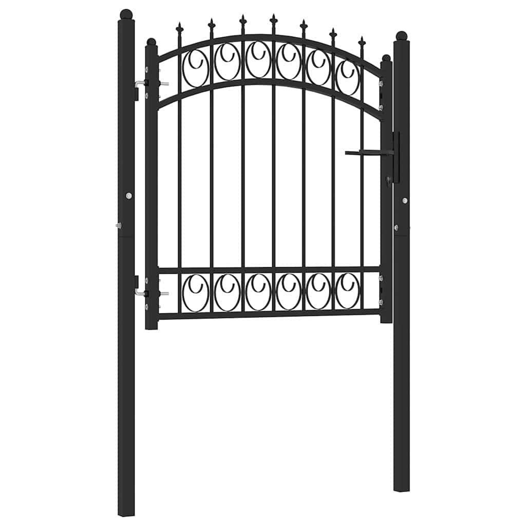 Vidaxl tuinpoorten emmen 104 x 97 cm vergrendelbaar poedergecoat staal