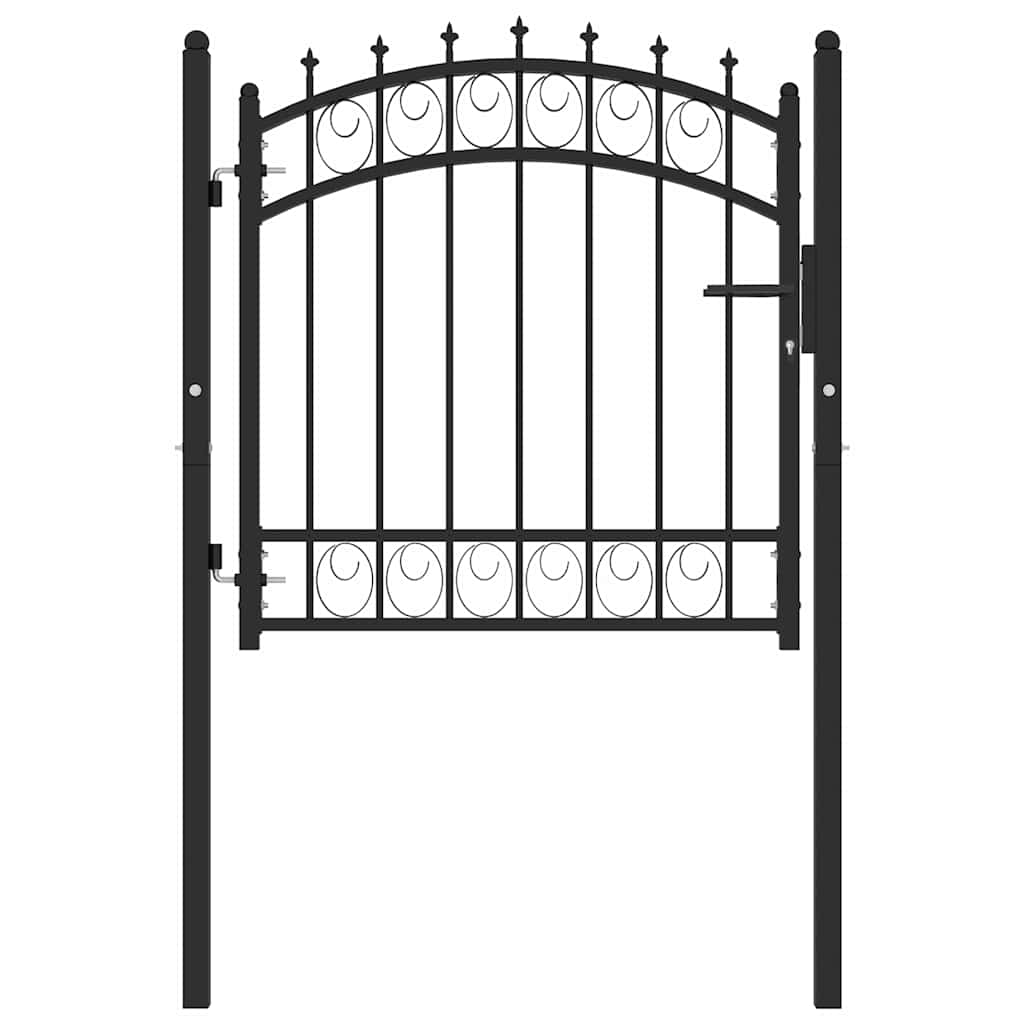 Vidaxl tuinpoorten emmen 104 x 97 cm vergrendelbaar poedergecoat staal