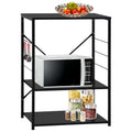 Vidaxl Microwellenschrank 60x39,6x79,5 cm verarbeitetes Holz schwarz