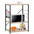 VIDAXL -Mikrowellenschrank 60x39,6x79,5 cm, Ausführung in Holz und Holzwerk