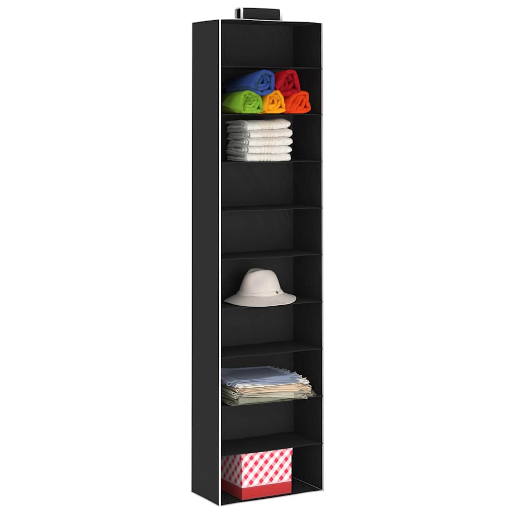 VidaXL Hängende Kleiderorganizer, 2 Stück mit 10 Ablagen, Stoff