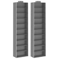 Vidaxl kledingorganisers hangend 2 st met 10 schappen stof