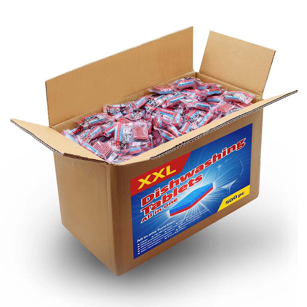 VIDAXL-Geschirrspüler Tabletten 12-in-1 500 St. 9 kg