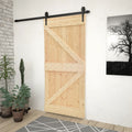 Vidaxxl-Tür 90x210 cm Festkiefer