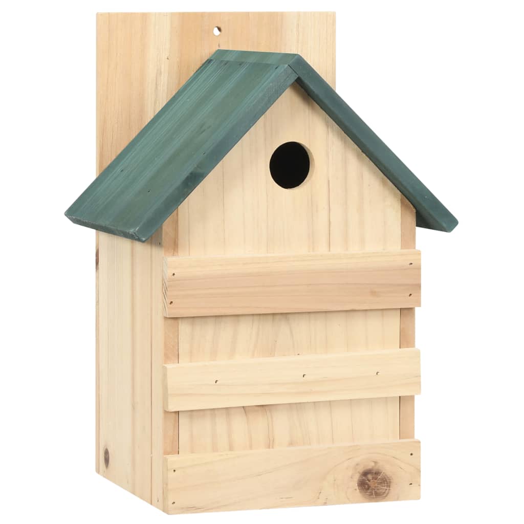 Vidaxl Vogelhäuser, 4 Stück, 23 x 19 x 33 cm, Kiefernholz
