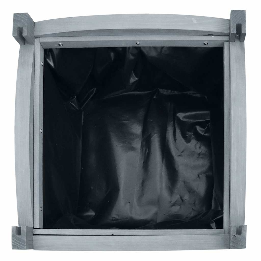 Vidaxl plantenbakken verhoogd 2 st 30x30x30 cm massief vurenhout