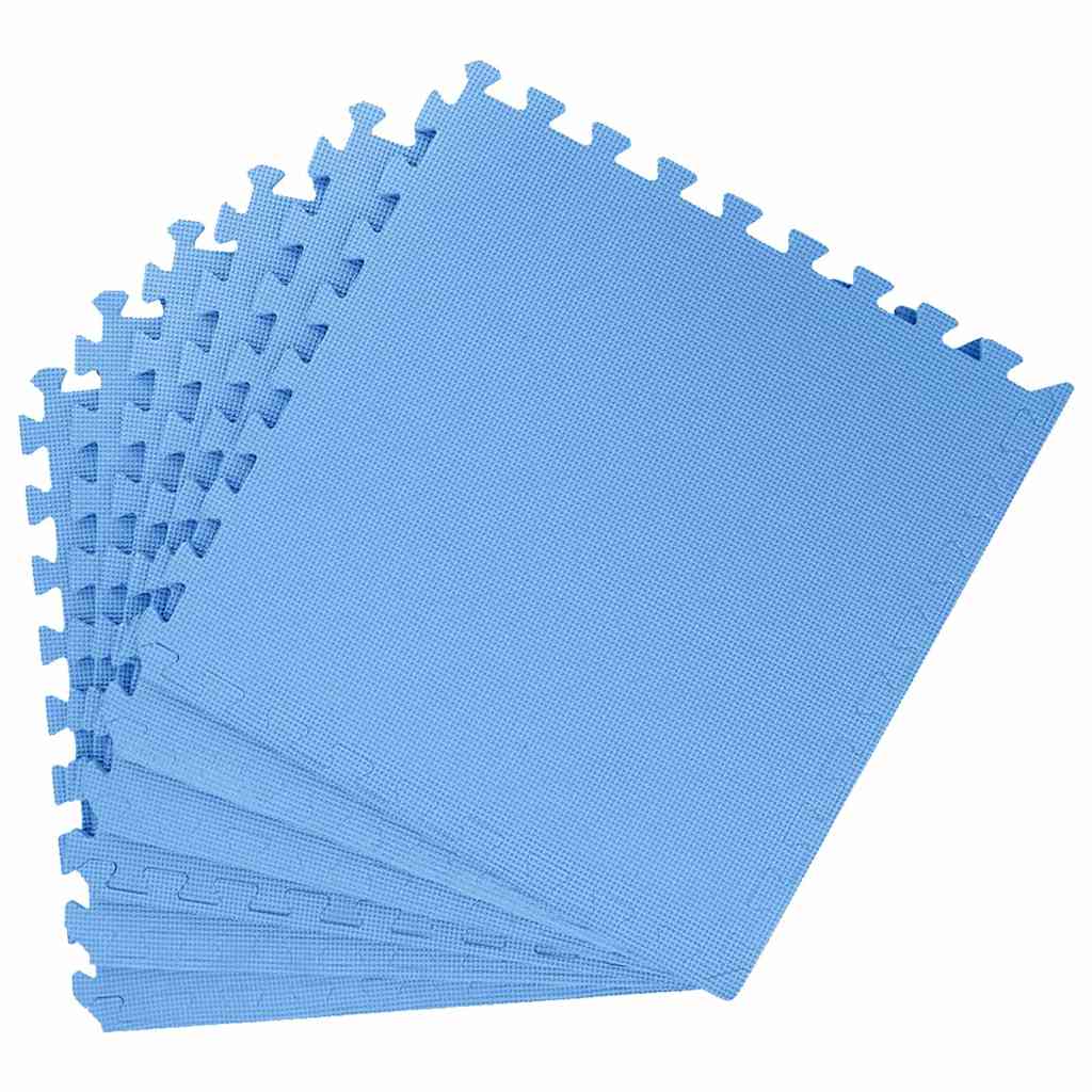 Vidaxl vloermatten 24 st 8,64 ㎡ eva-schuim blauw