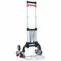 Vidaxl traptrolley inklapbaar 70 kg aluminium zilverkleurig