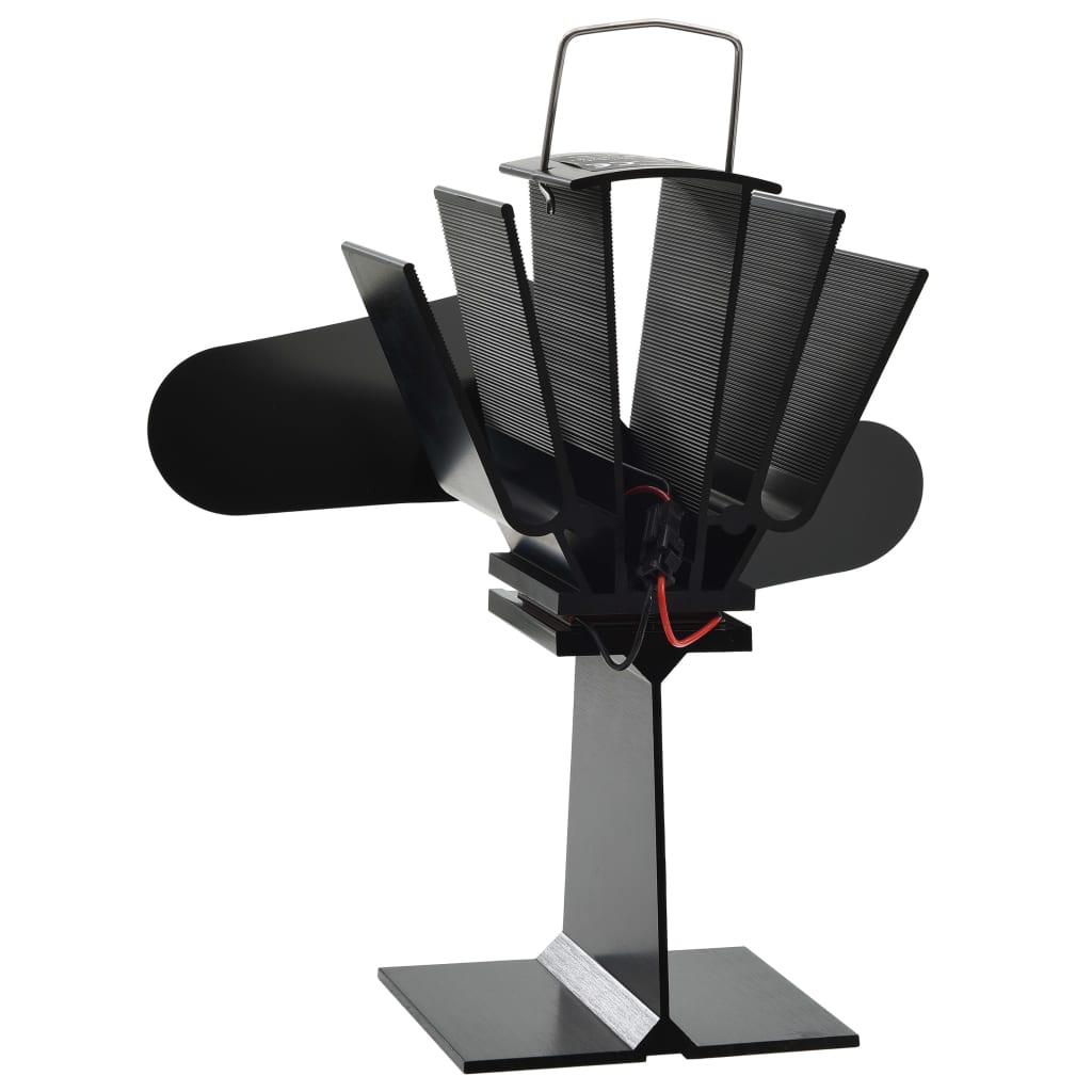 VidaXL Herdventilator mit 2 Lamellen, Schwarz