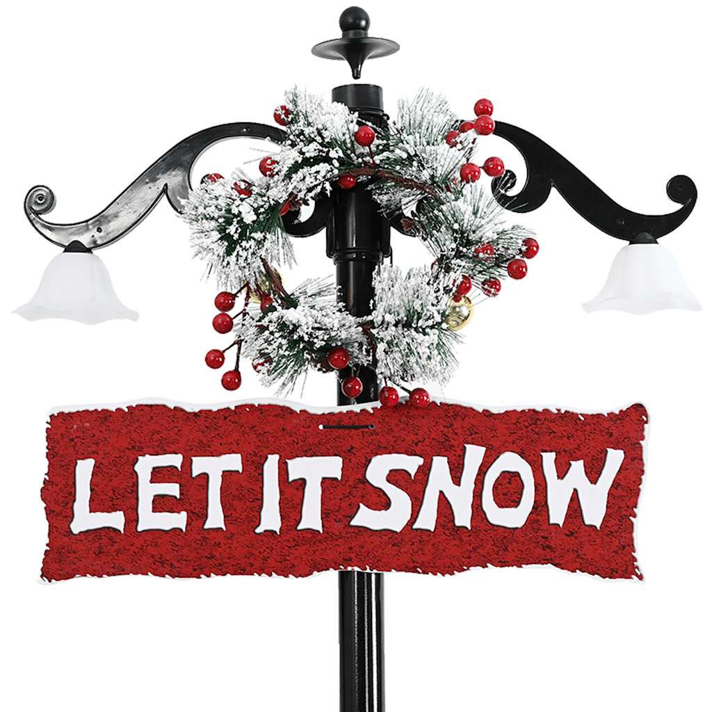 Vidaxl kerstboom sneeuwend met paraplubasis 170 cm pvc blauw