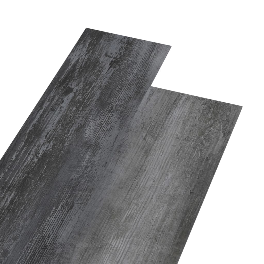 VIDAXL-Dielen nicht selbstklebend 5,26 m² 2 mm PVC glänzend grau