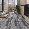 VIDAXL-Dielen nicht selbstklebend 5,26 m² 2 mm PVC glänzend grau