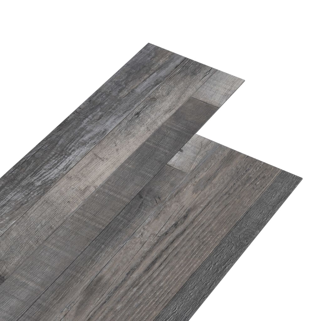 Vidaxl Dielen selbstklebend 4,46 m² 3 mm PVC Industrial Holzfarbe