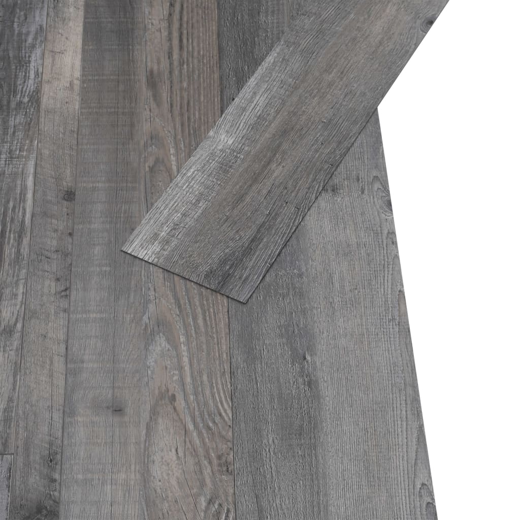 Vidaxl Dielen selbstklebend 4,46 m² 3 mm PVC Industrial Holzfarbe