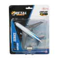Toi-toys toi toys pull back vliegtuig metaal 14cm
