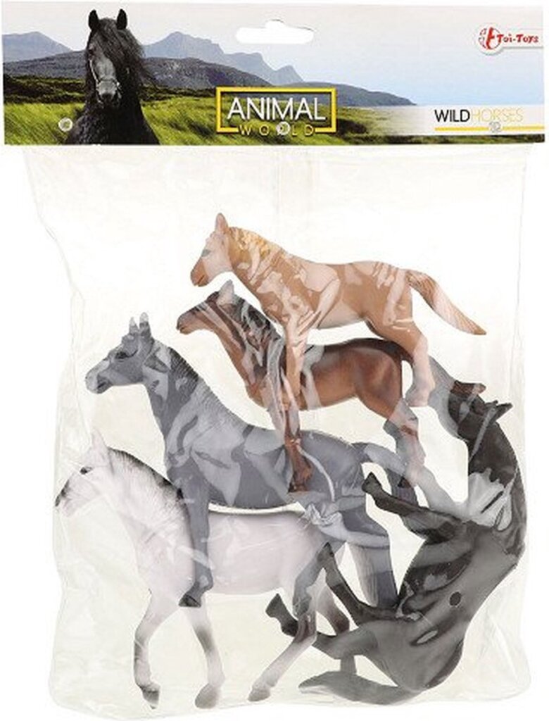 Toi-toys toi toys paarden 5 stuks in zak