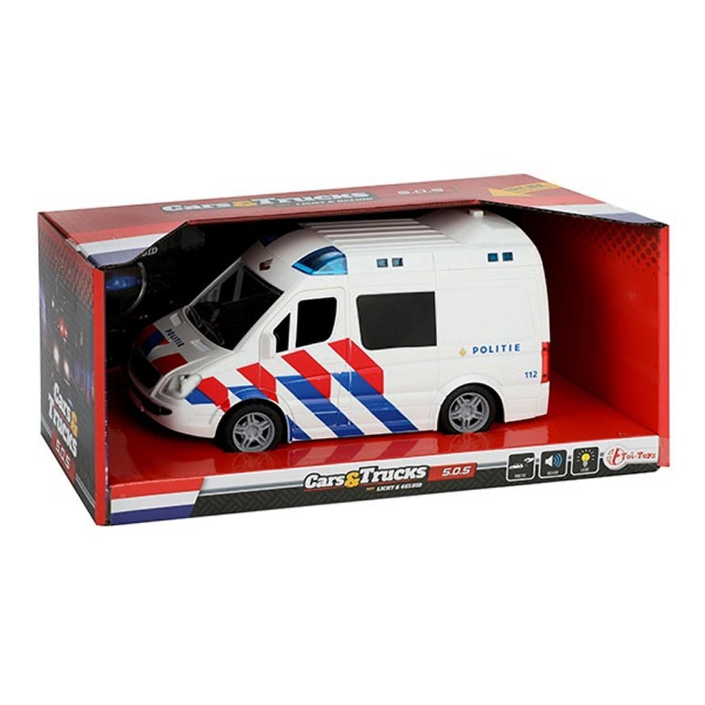 Toi-toys politiebus met licht en geluid