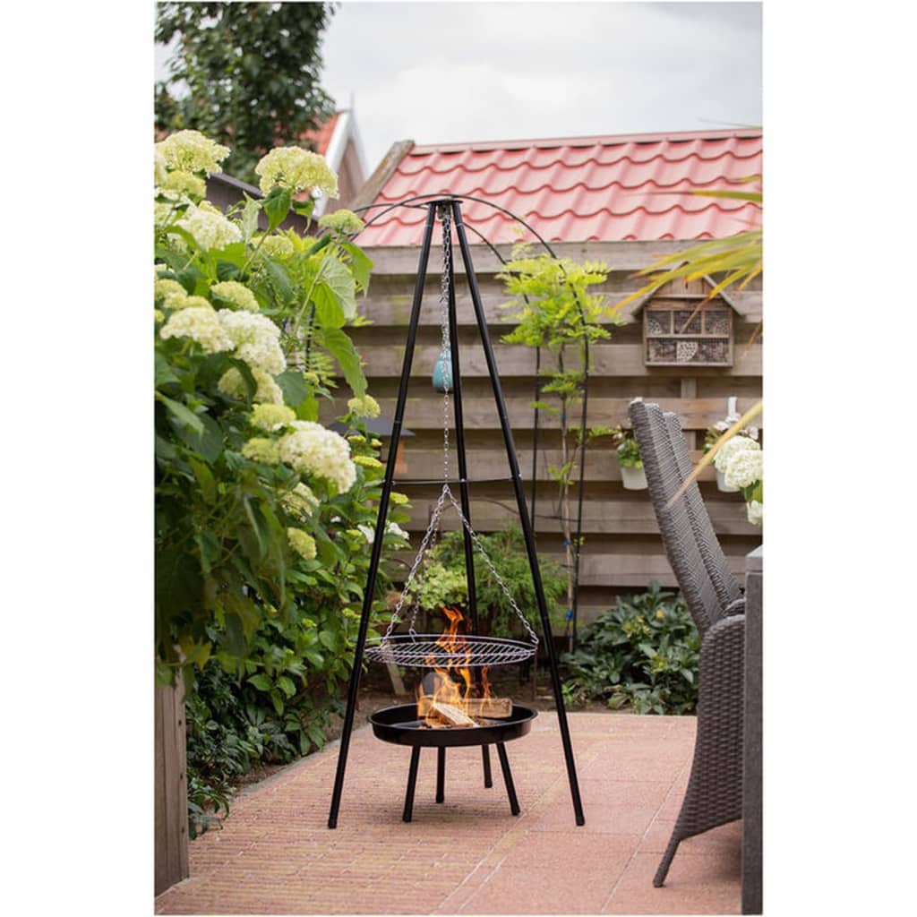 Redfire Redfire Gartengrill mit Stativ und Feuerscale 50 cm schwarz