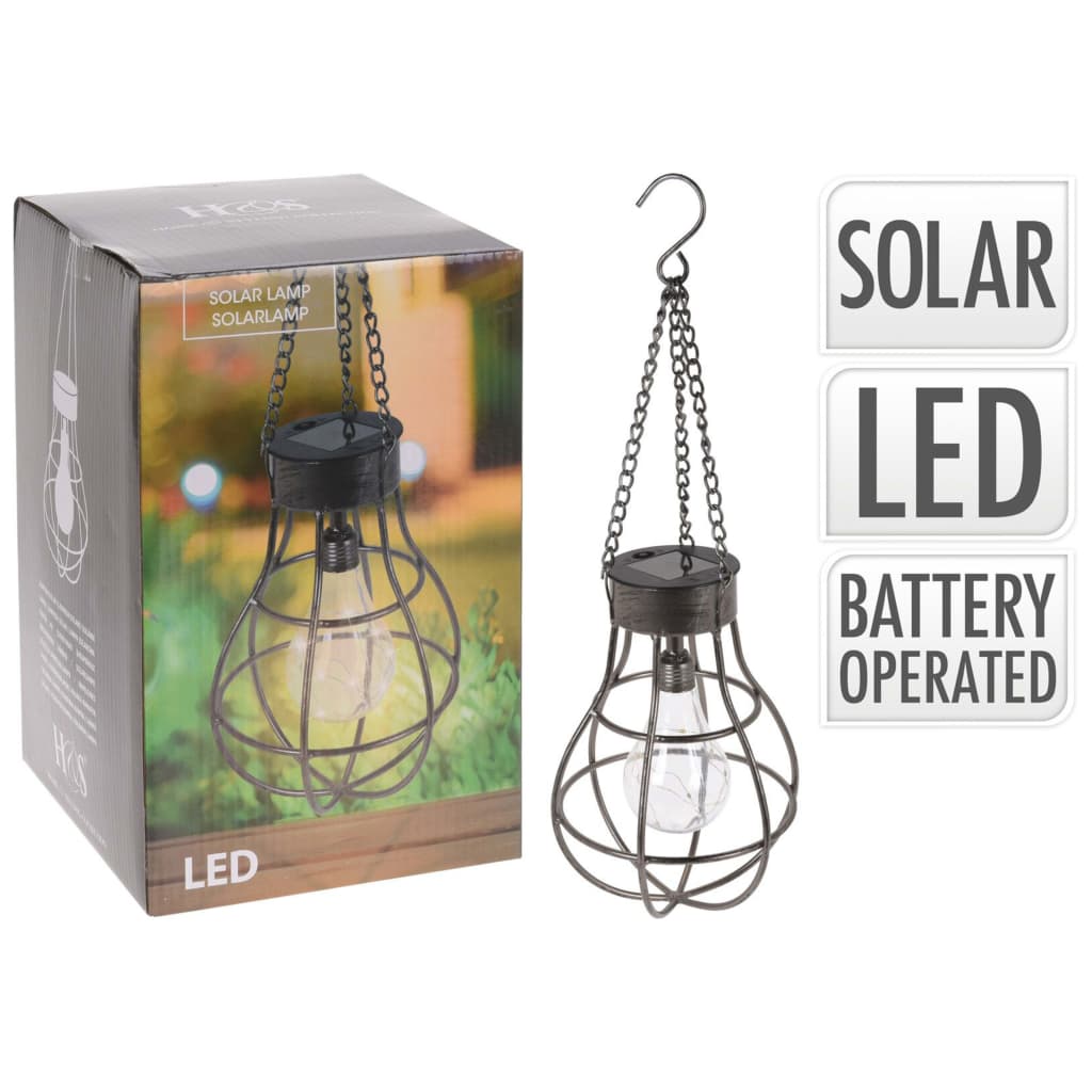 Prograrden Progarden Solarlampe Peertje mit 10 LEDs Metall