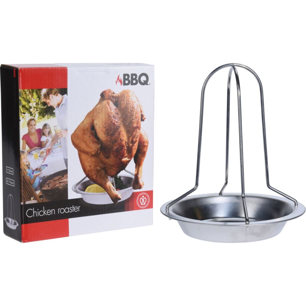 BBQ-Hähnchengrill aus Edelstahl