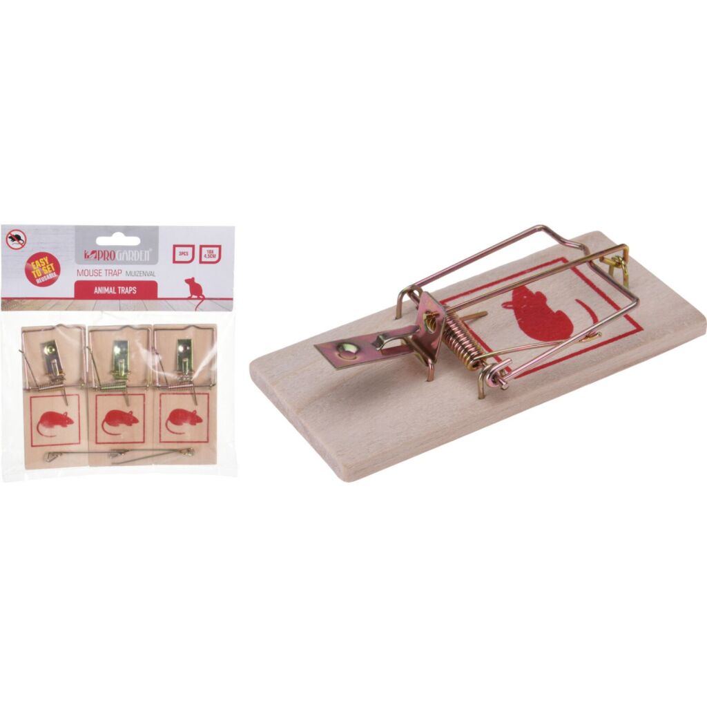 Pro garden muizenvallen 3 stuks