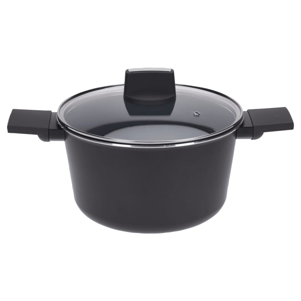 Excellent Houseware Bratpfanne mit Deckel, 24 cm