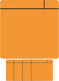 Smit visual magneet scrum - 75x75mm - oranje - 5 stuks