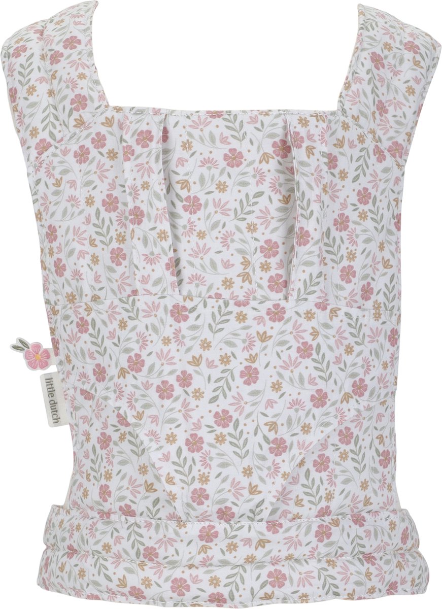 Little dutch poppendraagzak soft flowers