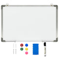 VidaXL Magnetische Whiteboard-Tafel, 50 x 35 cm, Stahl, Weiß