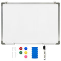Vidaxl whiteboard magnetisch 70x50 cm staal wit