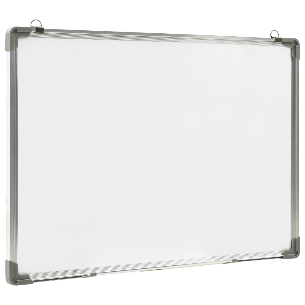VidaXL Magnetische Whiteboard-Tafel, 90 x 60 cm, Stahl, Weiß