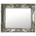 VidaXL Barock-Wandspiegel 50x40 cm Silber