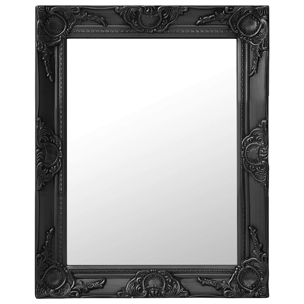 Vidaxx Wandspiegel Barockstil 50x60 cm schwarz