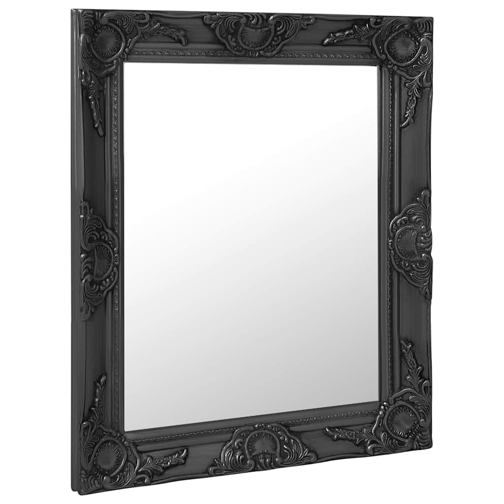 Vidaxx Wandspiegel Barockstil 50x60 cm schwarz