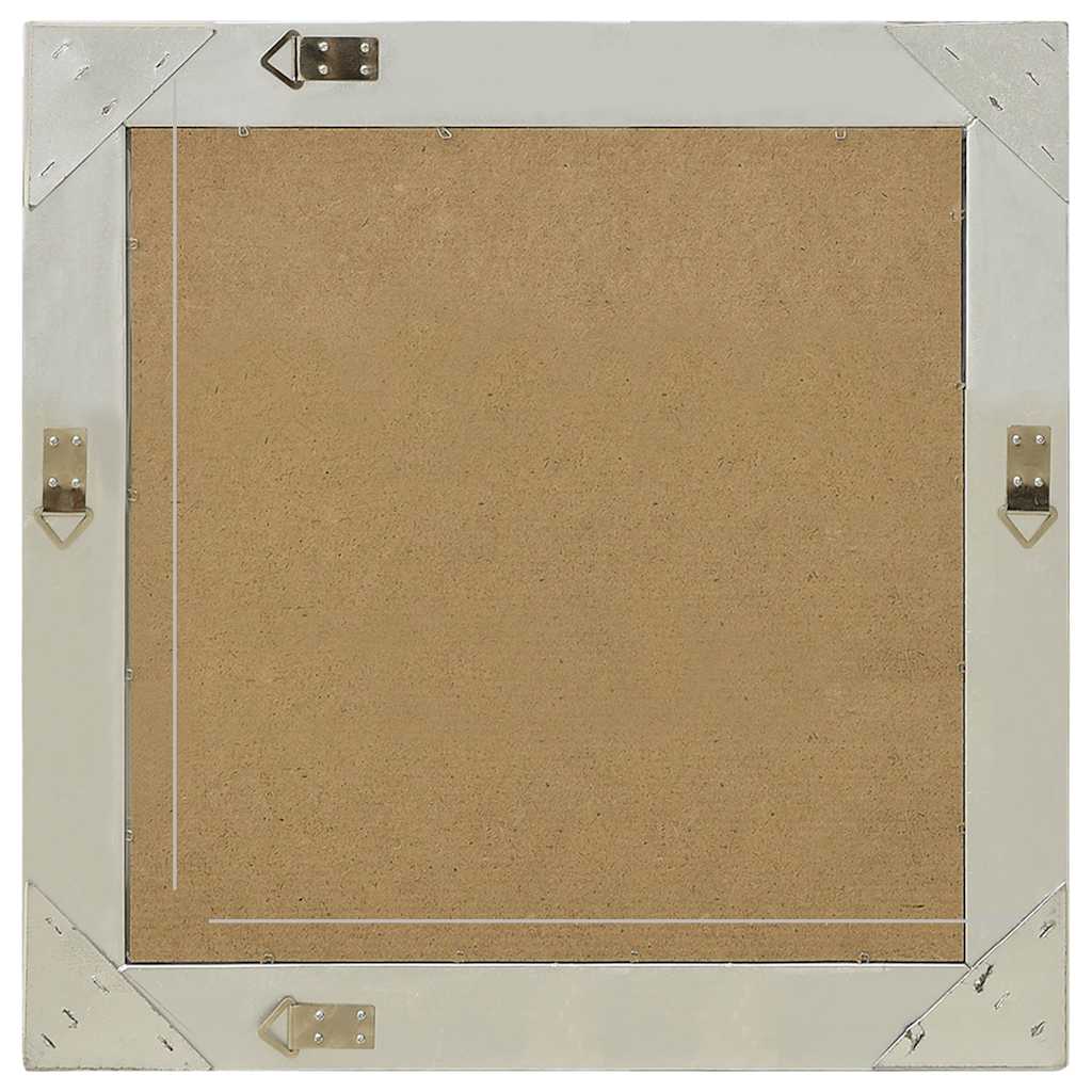 Vidaxx Wandspiegel Barockstil 60x60 cm Silberfarbe